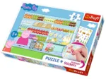 Peppa Pig - Puzzle + Stickers