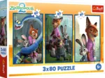 3 Puzzles - Pet investigation - Disney Zootopia 2