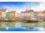 Plastic Puzzle - Old Nyhavn Port in Copenhagen