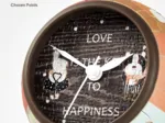 3D Puzzle Clock - Love is Key to Happiness