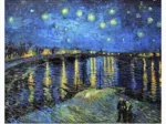 Plastic Puzzle - Vincent Van Gogh - Starry Night Over The Rhone, 1888