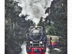 Plastic Puzzle - The Steam Train, Switzerland