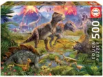 Meeting of dinosaurs